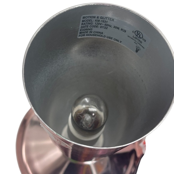 Rocket Ship Lava Lamp Light Pink Retro - Picture 9 of 15